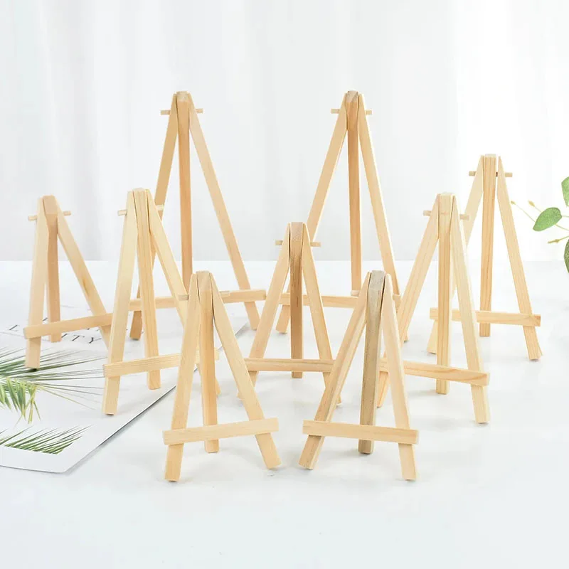Table Number Gold - Mini cadre de chevalet en bois,