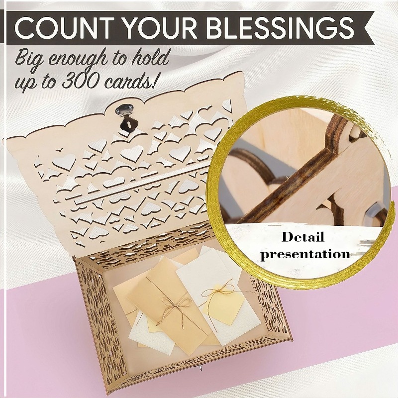 Bricolage en bois M. & Mme Cof - Wedding Card Box avis et prix