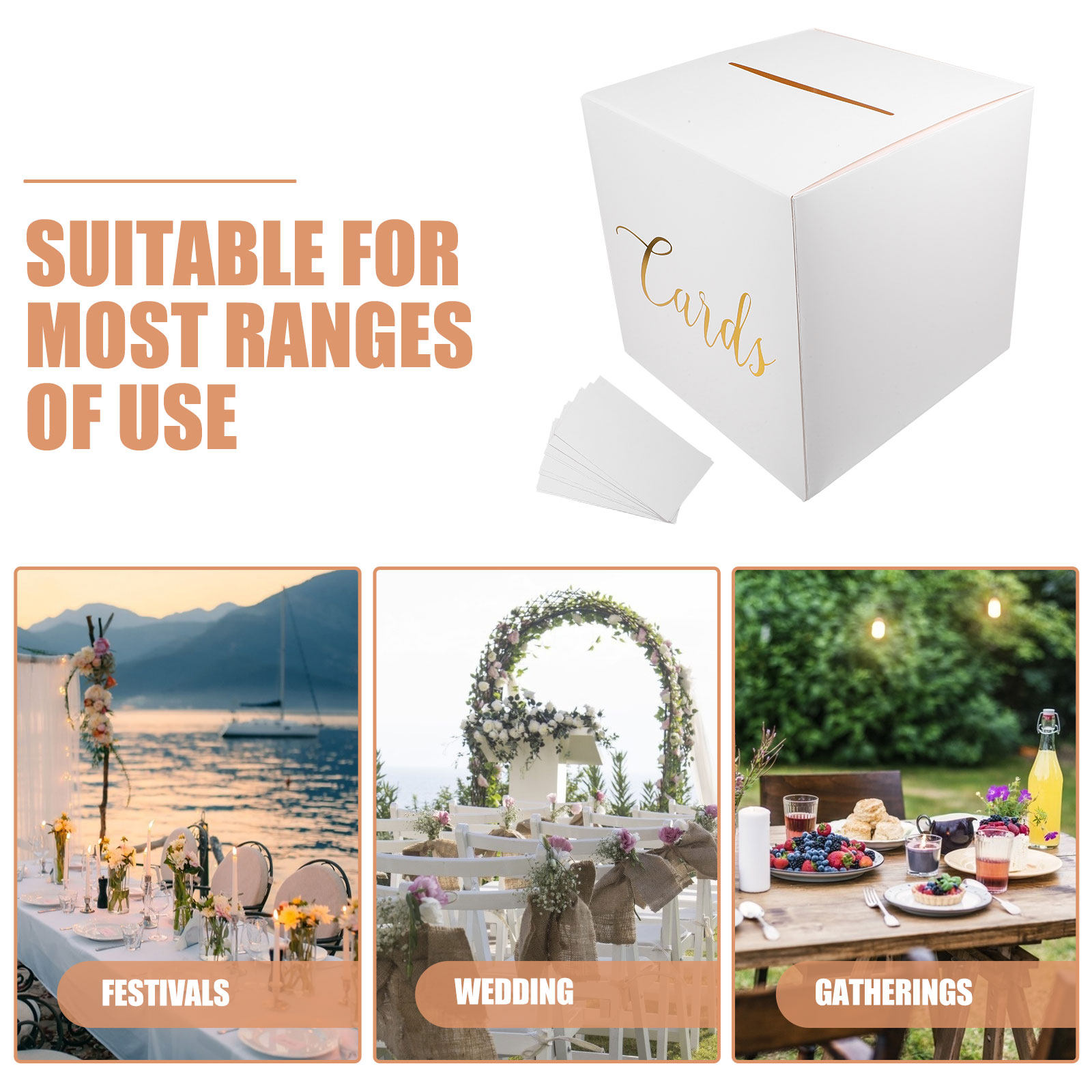 Boîtes à cartes de mariage pou - Wedding Card Box avis et prix