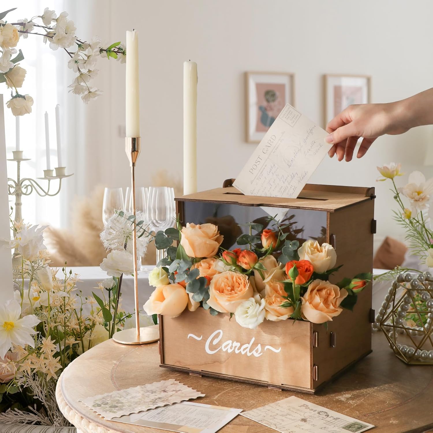 Boîte à cartes de mariage en b - Wedding Card Box avis et prix