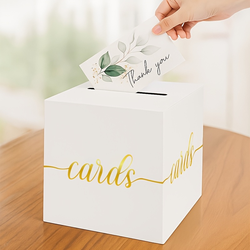 Carte de mariage blanche avec  - Wedding Card Box avis et prix
