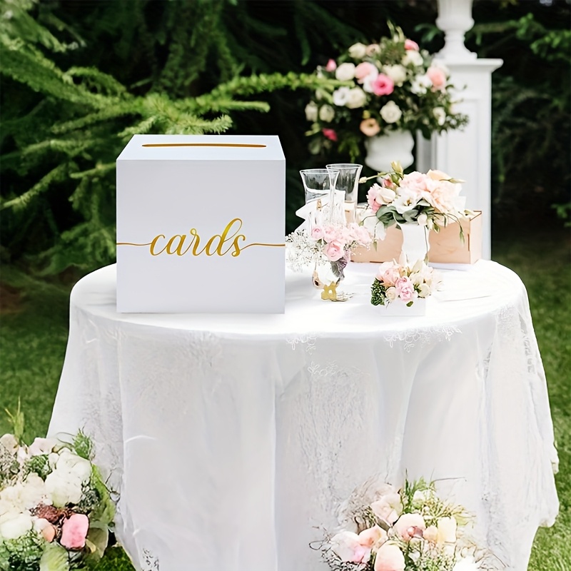 Carte de mariage blanche avec  - Wedding Card Box avis et prix