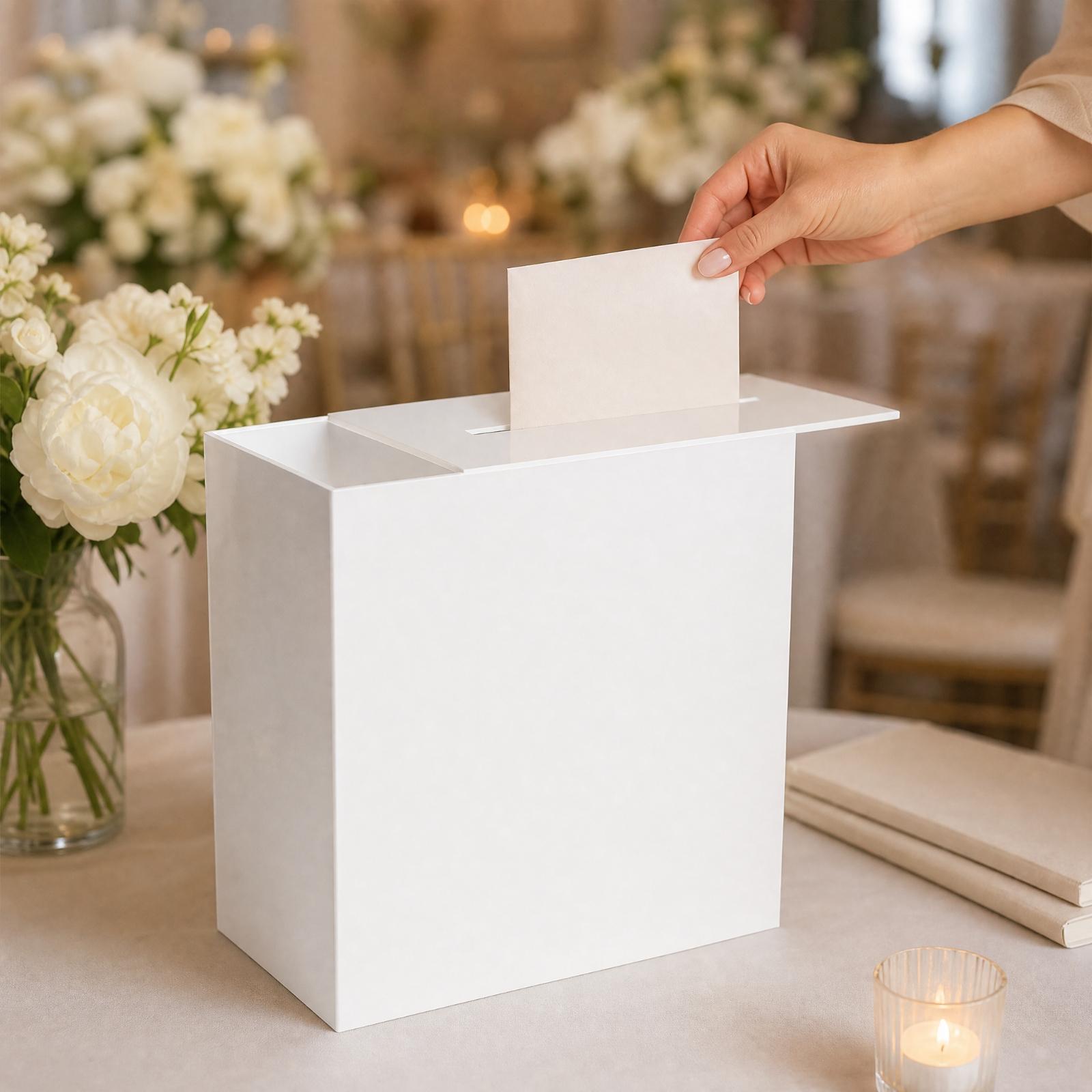 Boîte de rangement transparent - Wedding Card Box avis et prix