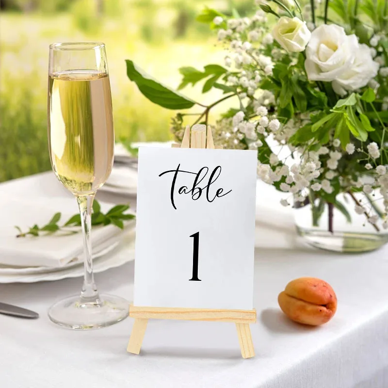 Mini cadre de chevalet en bois - Table Number Gold avis et prix